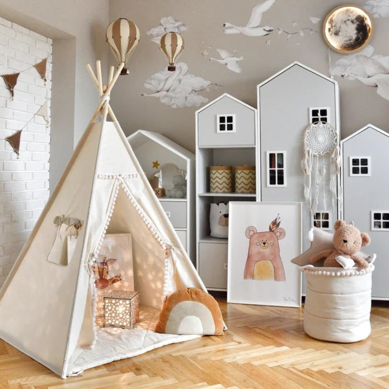 Beige Children’s Imagination Play Tent