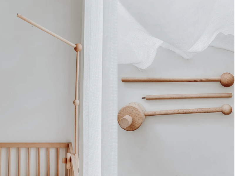 Wooden Arm for Hanging Mobile