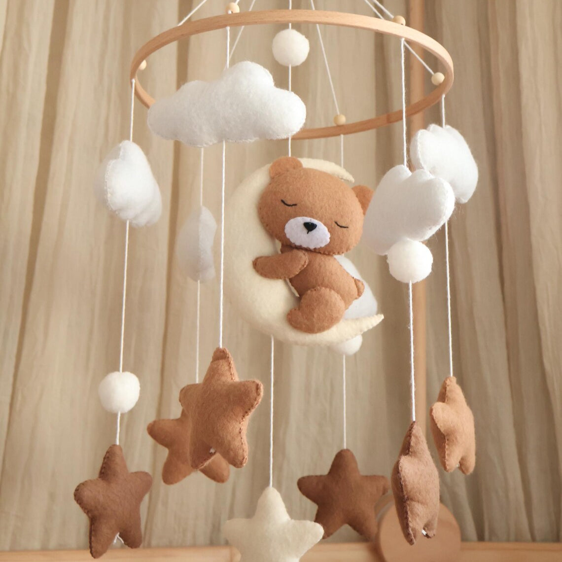 3-Piece Dreamy Melody Crib Mobile Set