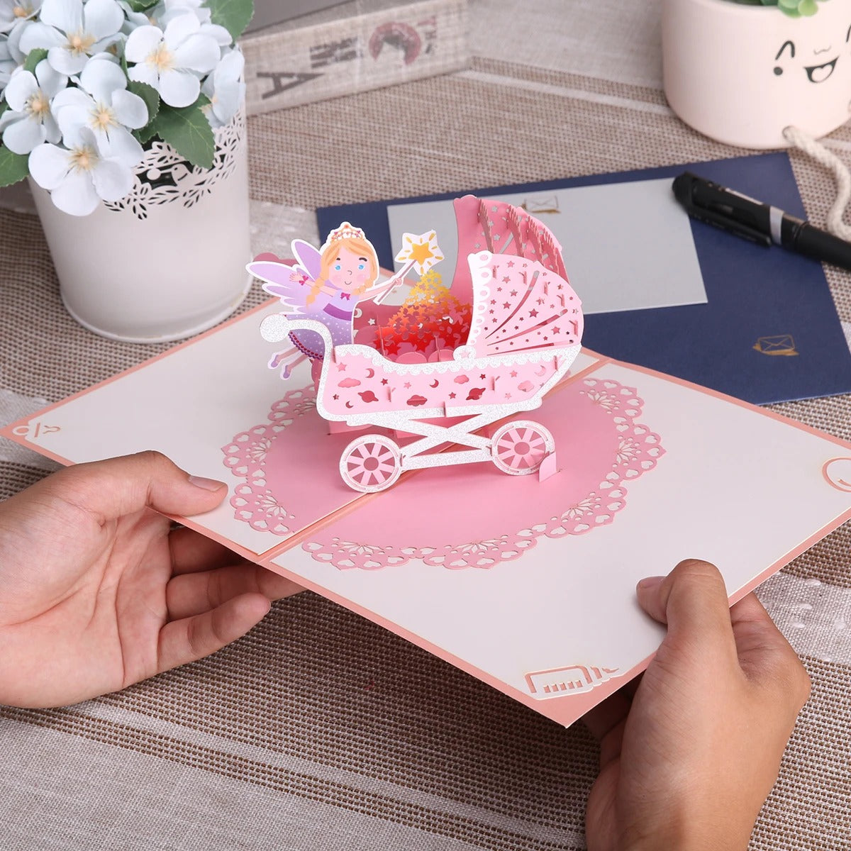 Baby Birthday 3D Magic Card
