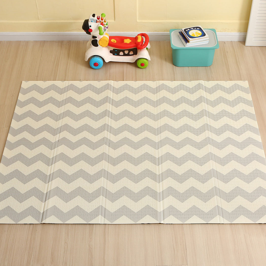 Harlowe Chevron Reversible Baby Play Mat