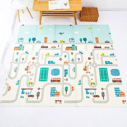 City Roads/Nature Reversible Baby Play Mat