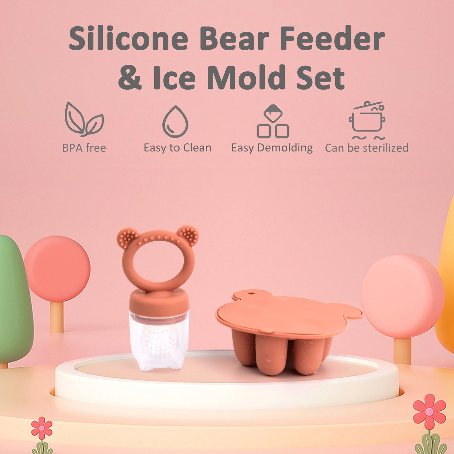 Fruit Feeder & Popsicle Set