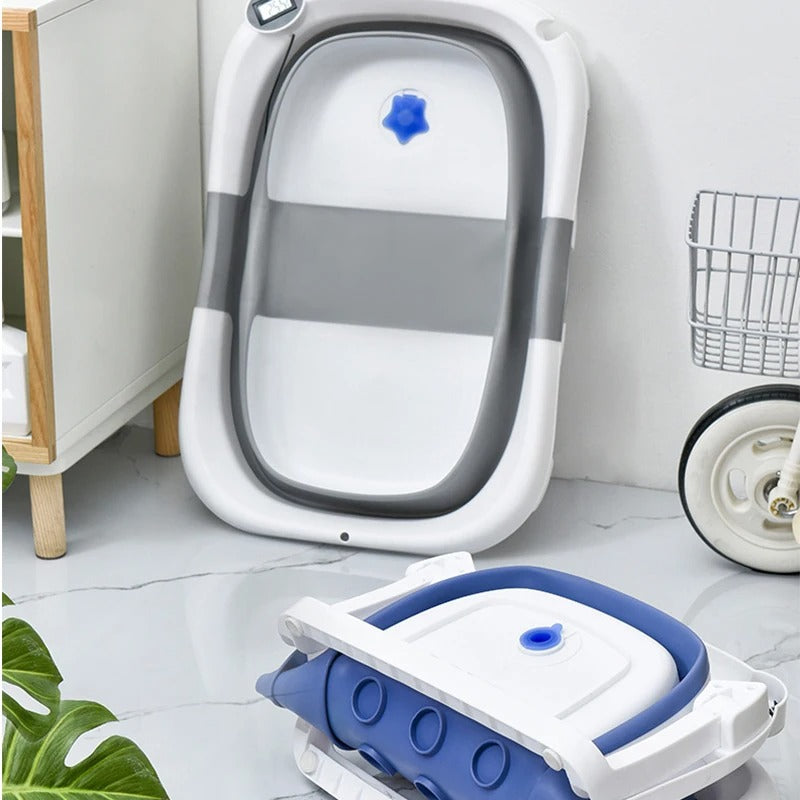 Silicone Bathtub with Thermometer